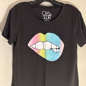 Jasper Pastel Lips T-shirt- Size Medium - NWT